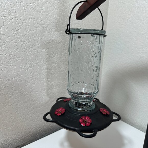 More Birds Vintage Antique Glass Hummingbird Feeder 5 Feeding Stations - 20 Oz - Picture 6 of 10
